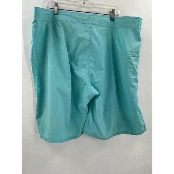 Vineyard Vines Board Shorts Men's 42 Aqua Blue Performance Swim Trunks 42"x9" - Picture 5 of 9